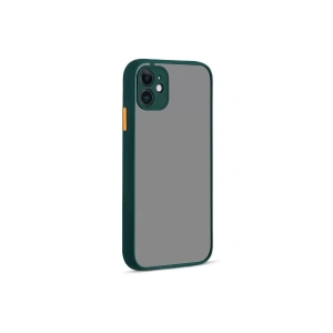 Apple iPhone 12 Kılıf Montreal Silikon Kapak - Yeşil