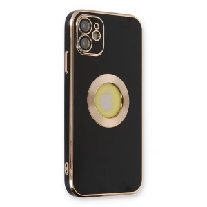 Apple iPhone 12 Kılıf Store Silikon - Siyah