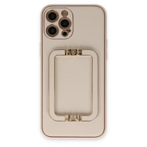 Apple iPhone 12 Pro Kılıf Coco Elit Kapak - Gold