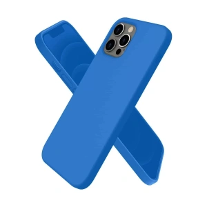 Apple iPhone 12 Pro Kılıf First Silikon - Mavi