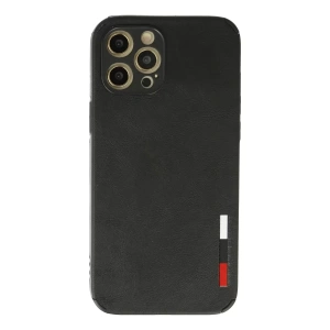 Apple iPhone 12 Pro Kılıf Loop Deri Silikon - Siyah