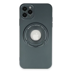 Apple iPhone 12 Pro Kılıf Lukka Magneticsafe Kapak - Koyu Yeşil
