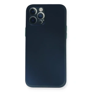 Apple iPhone 12 Pro Kılıf PP Ultra İnce Kapak - Mavi