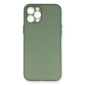 Apple iPhone 12 Pro Kılıf PP Ultra İnce Kapak - Yeşil
