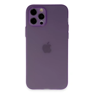 Apple iPhone 12 Pro Kılıf Puma Silikon - Koyu Mor