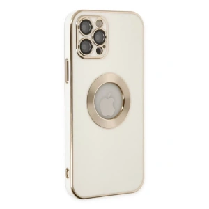Apple iPhone 12 Pro Kılıf Store Silikon - Beyaz
