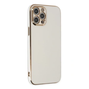 Apple iPhone 12 Pro Kılıf Volet Silikon - Beyaz