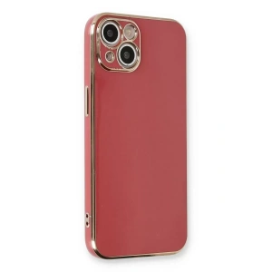 Apple iPhone 13 Kılıf Volet Silikon - Kırmızı