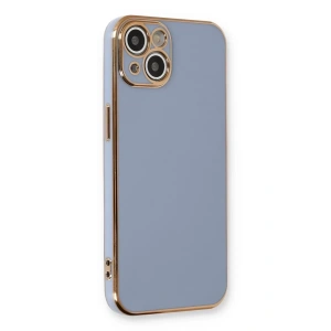Apple iPhone 13 Kılıf Volet Silikon - Mavi
