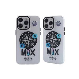 Apple iPhone 13 Pro Kılıf Apollo Magneticsafe Desenli Kapak - Apollo Şeffaf - 3