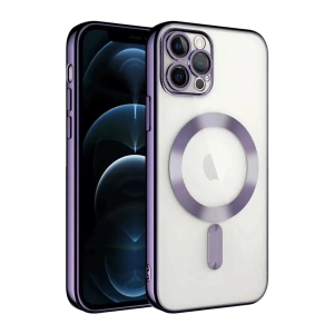 Apple iPhone 13 Pro Kılıf Kross Magneticsafe Kapak - Mor