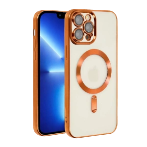 Apple iPhone 13 Pro Kılıf Kross Magneticsafe Kapak - Turuncu