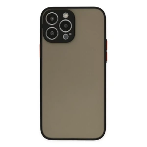 Apple iPhone 13 Pro Kılıf Montreal Silikon Kapak - Siyah