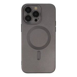 Apple iPhone 13 Pro Kılıf Moshi Lens Magneticsafe Silikon - Füme