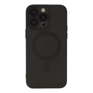 Apple iPhone 13 Pro Kılıf Moshi Lens Magneticsafe Silikon - Siyah