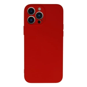 Apple iPhone 13 Pro Kılıf Nano içi Kadife Silikon - Kırmızı