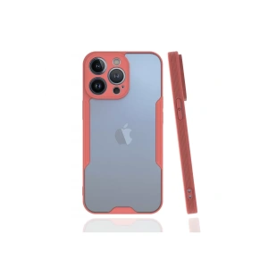 Apple iPhone 13 Pro Kılıf Platin Silikon - Pembe