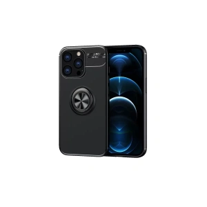 Apple iPhone 13 Pro Kılıf Range Yüzüklü Silikon - Siyah