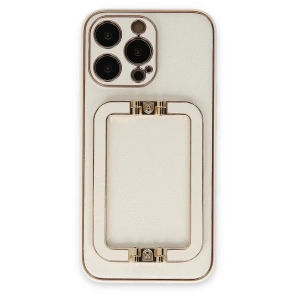 Apple iPhone 13 Pro Max Kılıf Coco Elit Kapak - Beyaz