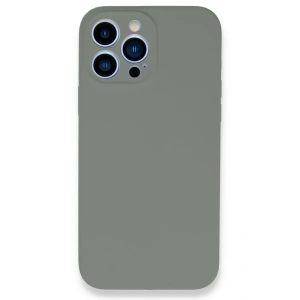 Apple iPhone 13 Pro Max Kılıf Lansman Legant Silikon - Gri