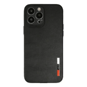 Apple iPhone 13 Pro Max Kılıf Loop Deri Silikon - Siyah