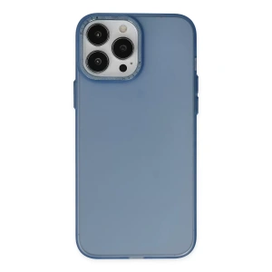 Apple iPhone 13 Pro Max Kılıf Modos Metal Kapak - Lacivert