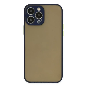 Apple iPhone 13 Pro Max Kılıf Montreal Silikon Kapak - Lacivert