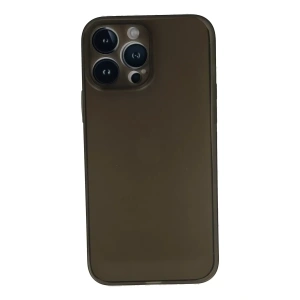 Apple iPhone 13 Pro Max Kılıf PP Ultra İnce Kapak - Gri
