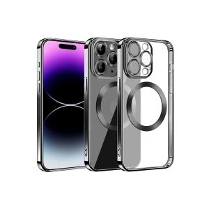 Apple iPhone 13 Pro Max Kılıf Slot Silikon - Siyah