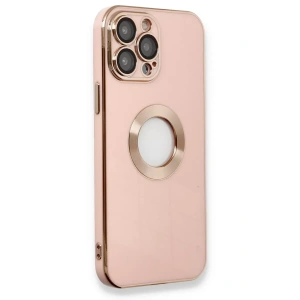 Apple iPhone 13 Pro Max Kılıf Store Silikon - Pembe