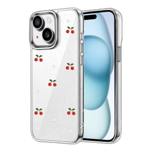 Apple iPhone 14 Fiyonk Desenli Kapak - Desen 9