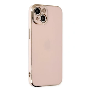 Apple iPhone 14 Kılıf Volet Silikon - Pembe