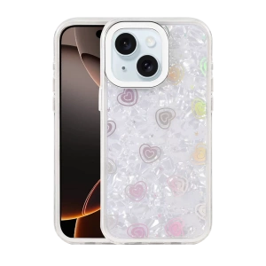 Apple iPhone 14 Lumi Desenli Kapak - Beyaz