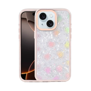 Apple iPhone 14 Lumi Desenli Kapak - Pembe