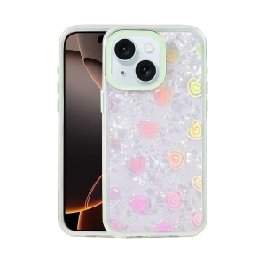 Apple iPhone 14 Lumi Desenli Kapak - Yeşil