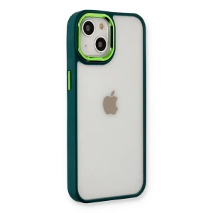 Apple iPhone 14 Plus Kılıf Dora Kapak - Haki Yeşil