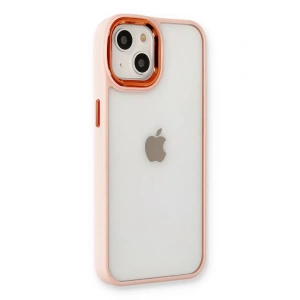 Apple iPhone 14 Plus Kılıf Dora Kapak - Pudra