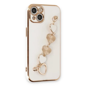 Apple iPhone 14 Plus Kılıf Esila Silikon - Beyaz