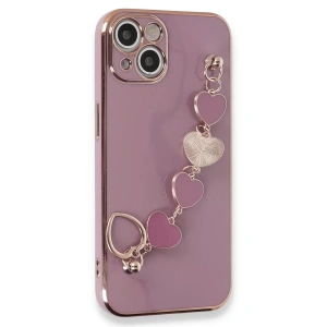 Apple iPhone 14 Plus Kılıf Esila Silikon - Mor