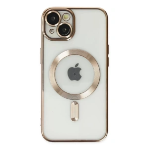 Apple iPhone 14 Plus Kılıf Kross Magneticsafe Kapak - Gold