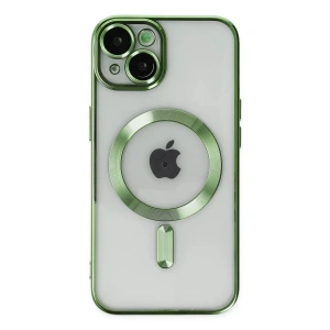 Apple iPhone 14 Plus Kılıf Kross Magneticsafe Kapak - Koyu Yeşil