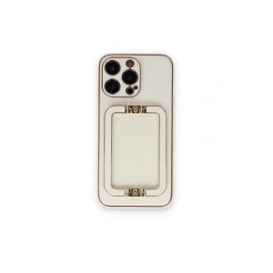 Apple iPhone 14 Pro Kılıf Coco Elit Kapak - Beyaz