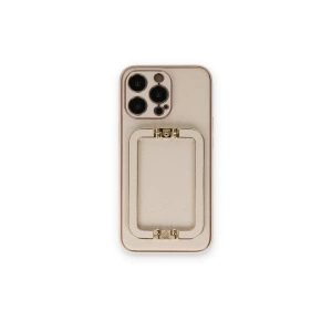 Apple iPhone 14 Pro Kılıf Coco Elit Kapak - Gold