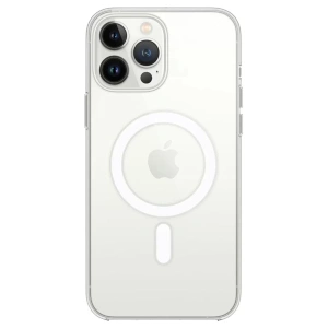 Apple iPhone 14 Pro Kılıf Magneticsafe Şeffaf Silikon - Şeffaf