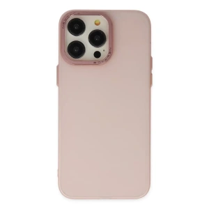 Apple iPhone 14 Pro Kılıf Modos Metal Kapak - Pembe