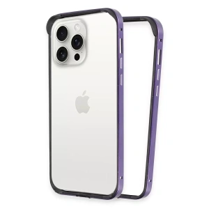 Apple iPhone 14 Pro Land Bumper Koruma Kapak - Derin Mor