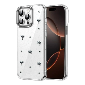 Apple iPhone 14 Pro Max Fiyonk Desenli Kapak - Desen 1