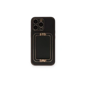 Apple iPhone 14 Pro Max Kılıf Coco Elit Kapak - Siyah
