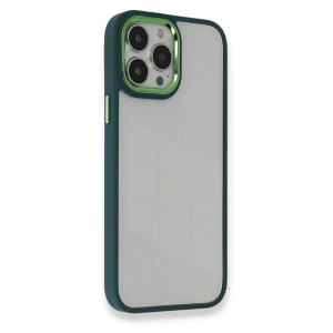 Apple iPhone 14 Pro Max Kılıf Dora Kapak - Haki Yeşil