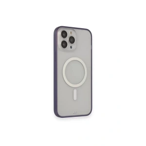 Apple iPhone 14 Pro Max Kılıf Grand Magneticsafe Kapak - Mor